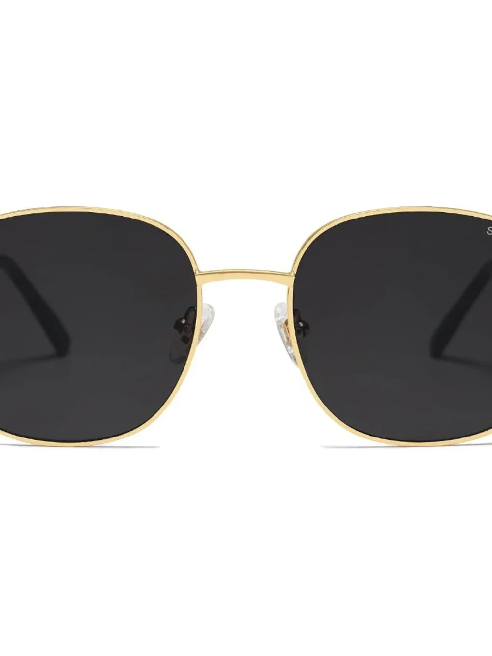 Fashionable Polarized Square Sunglasses for Men & Women – SJ1137 Gold Shades